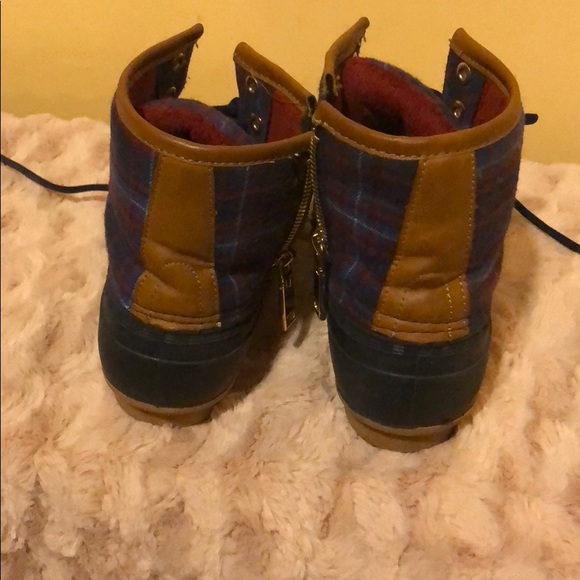 tommy hilfiger long rain boots